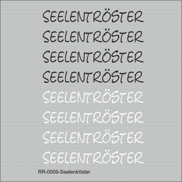 Seelentröster - Rub On randlos A6
